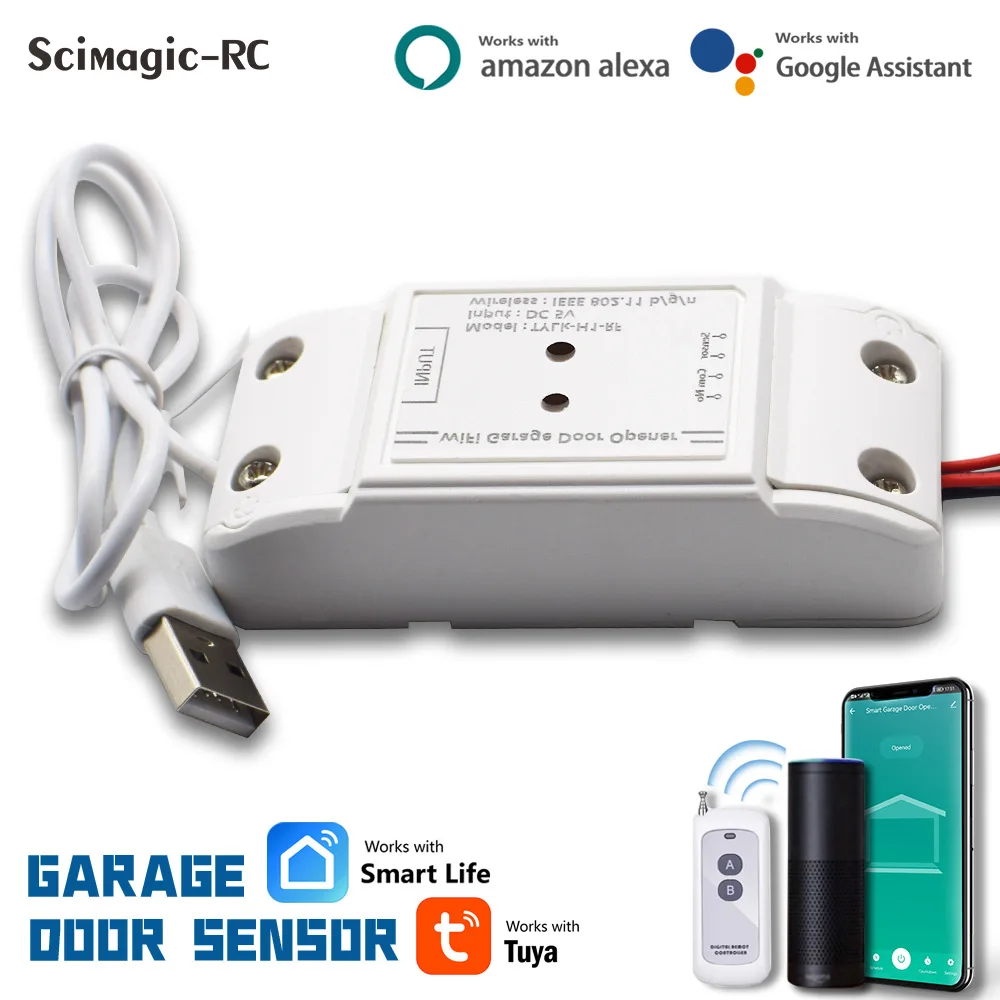 Home WiFi garage door controller timing garage flip shutter door intelligent switch on and off device