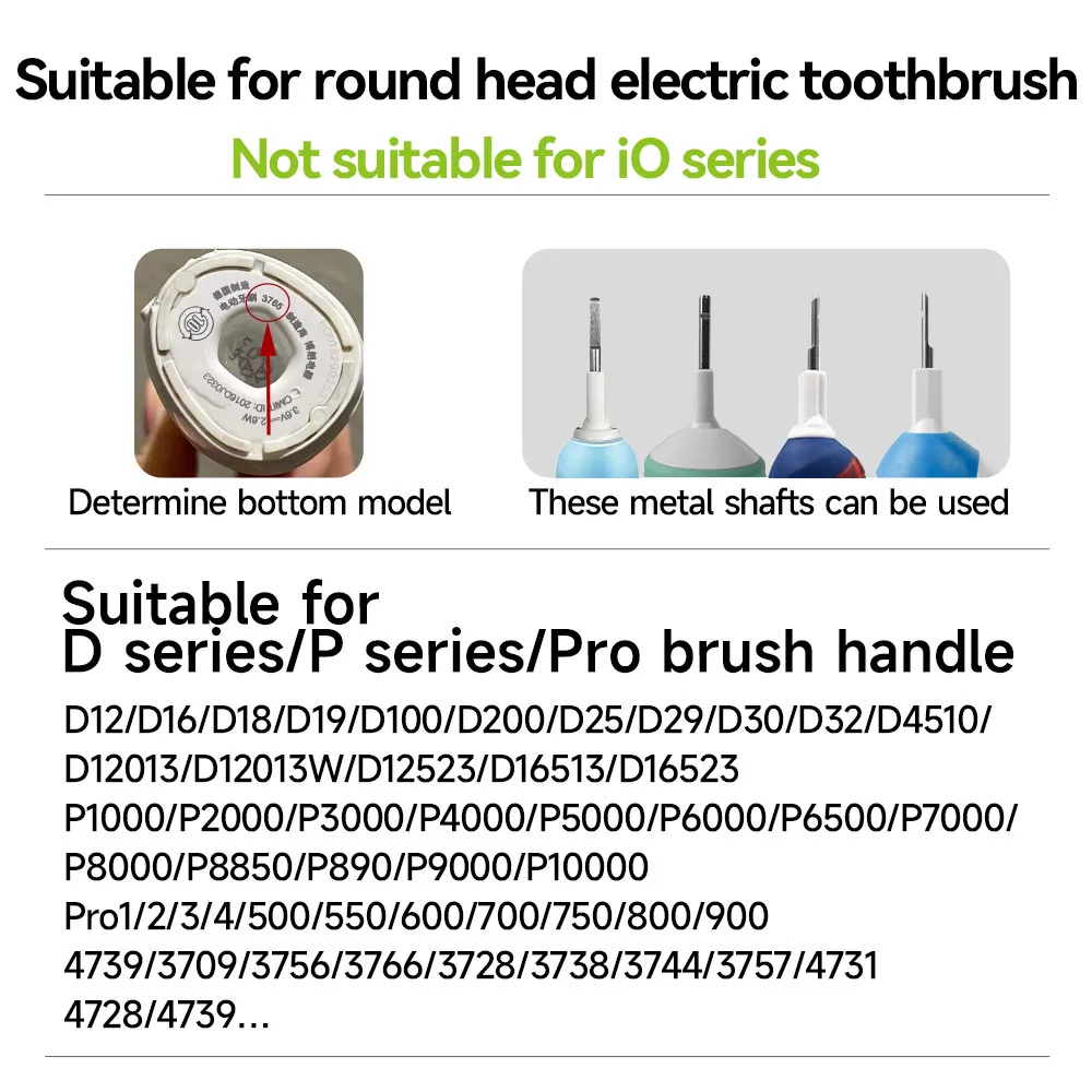 Replacement Brush Heads For Oral Toothbrush -B Fit Advance Power/Pro Health/3D Excel/Vitality Precision Clean BristlesD100 D25