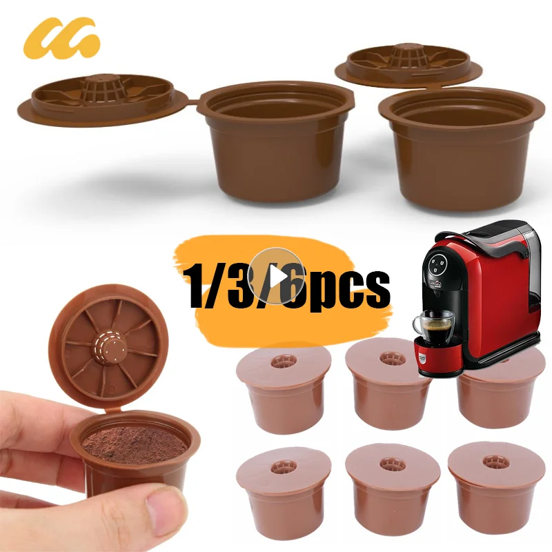 Refillable Coffee Capsules Filter Cup Compatible For Dolce Gusto Taste Adapter Reusable Nescafe Machine Rechargeable Dolcegusto