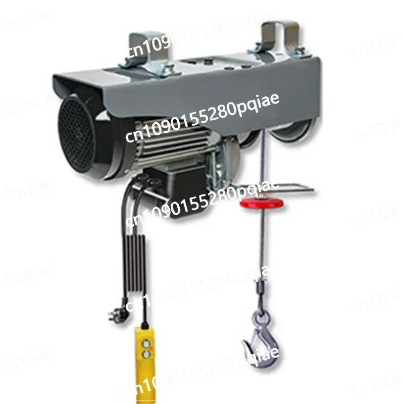 Micro Electric Hoist 220V Crane Household Small Lift Hoist 1 Ton / 0.5T Winch Decoration Crane