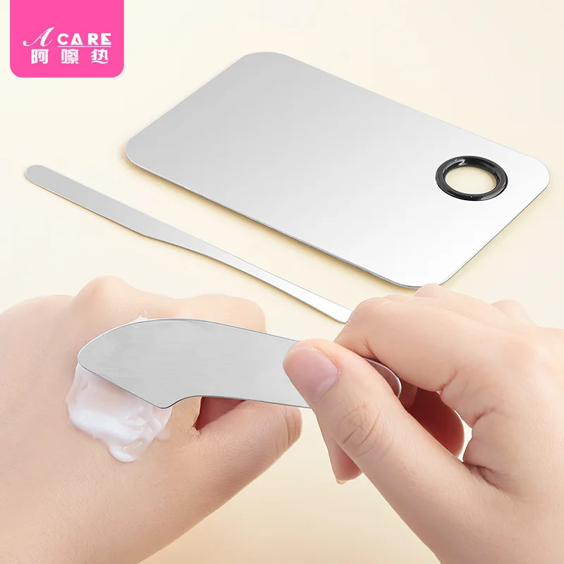 Foundation Shovel B1-Liquid Foundation Shovel Base Makeup Scraper Dig Spoon Multifunctional Makeup Blending Stick Beauty Tool