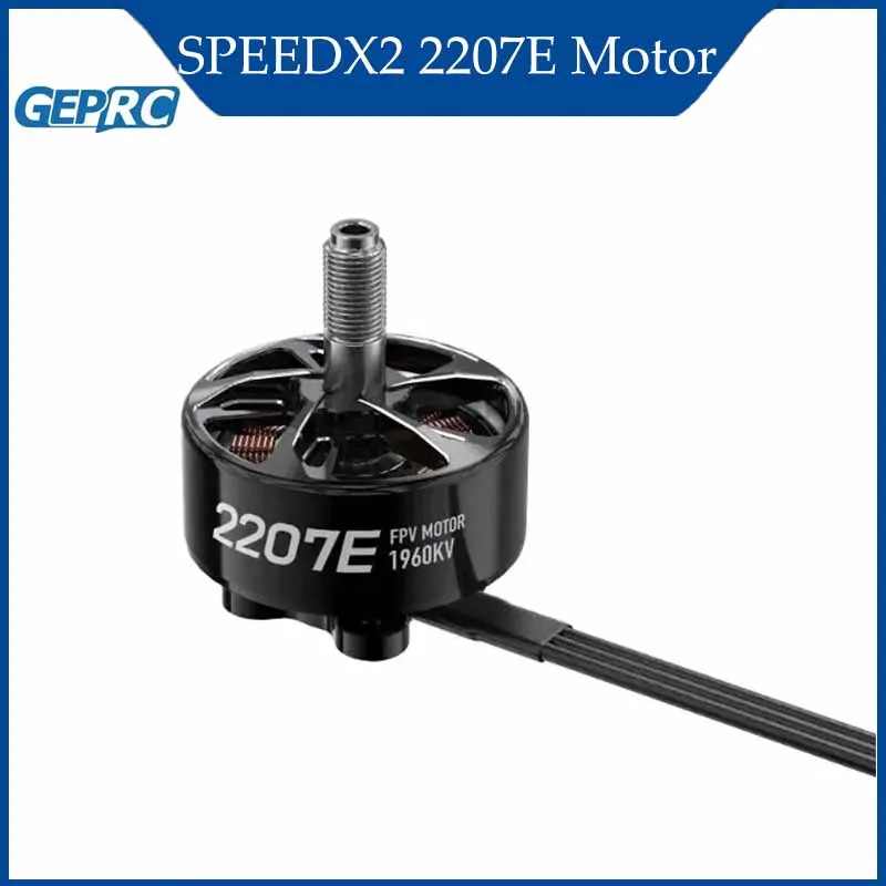 

GEPRC SPEEDX2 2207E Motor 6S 1960KV LiPo for 4inch-5inch Racing FPV Quads RC Accessories