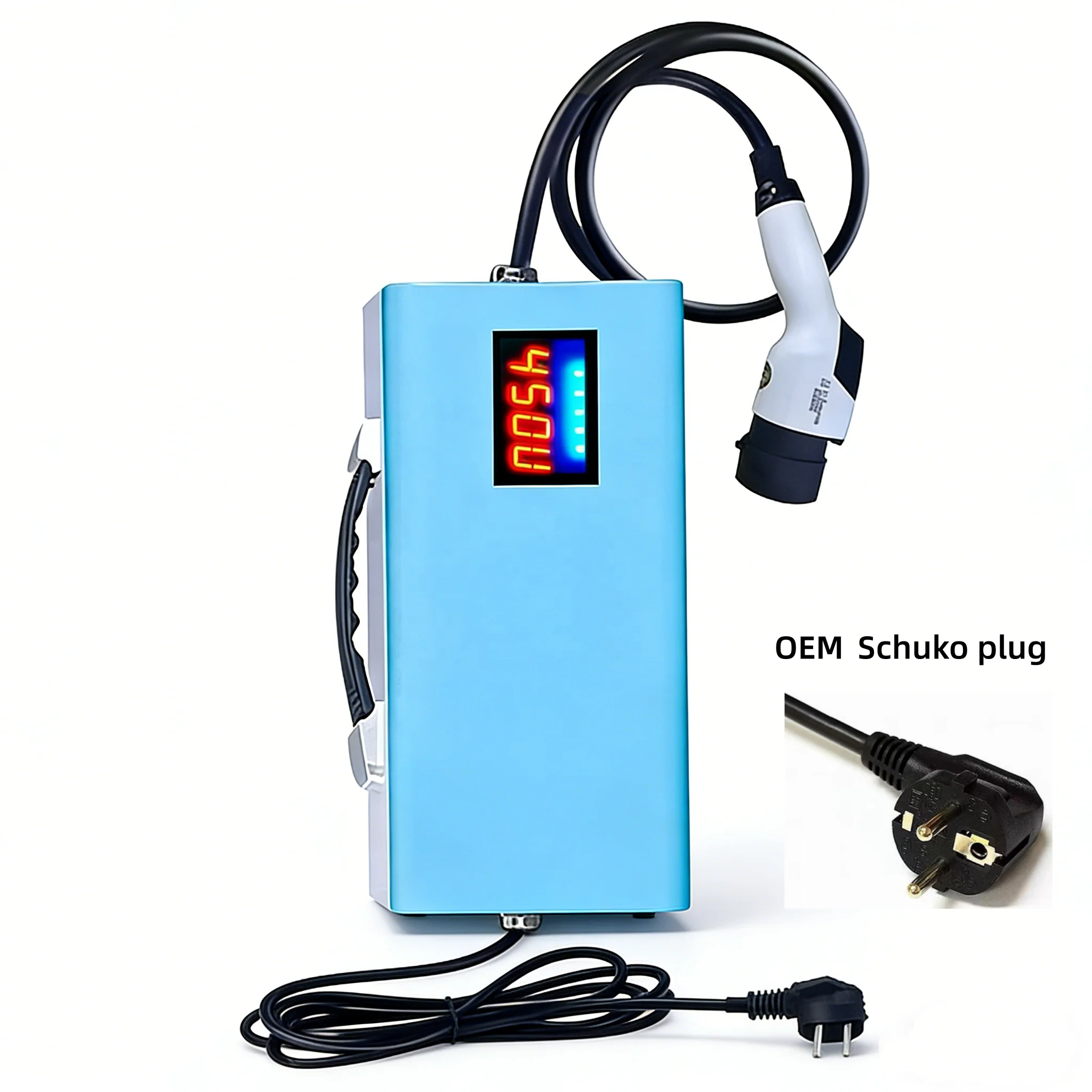 

Portable 3.5KW GB/T 32A EV AC Fast Charging Pile Mobile Design Rugged Outdoor Use for Camping & Roadside Assistance