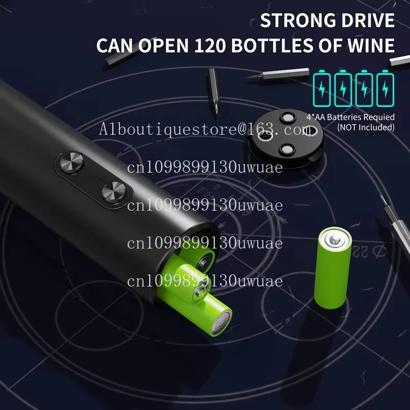 Multifunctionele batterijflesopener Elektrische wijnflesopener