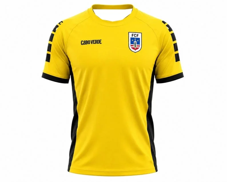 2026 New Cape Verde Goalkeeper National Design Fan Football Shirt Quick Drying Sports Leisure Match Training Men's T-shirt