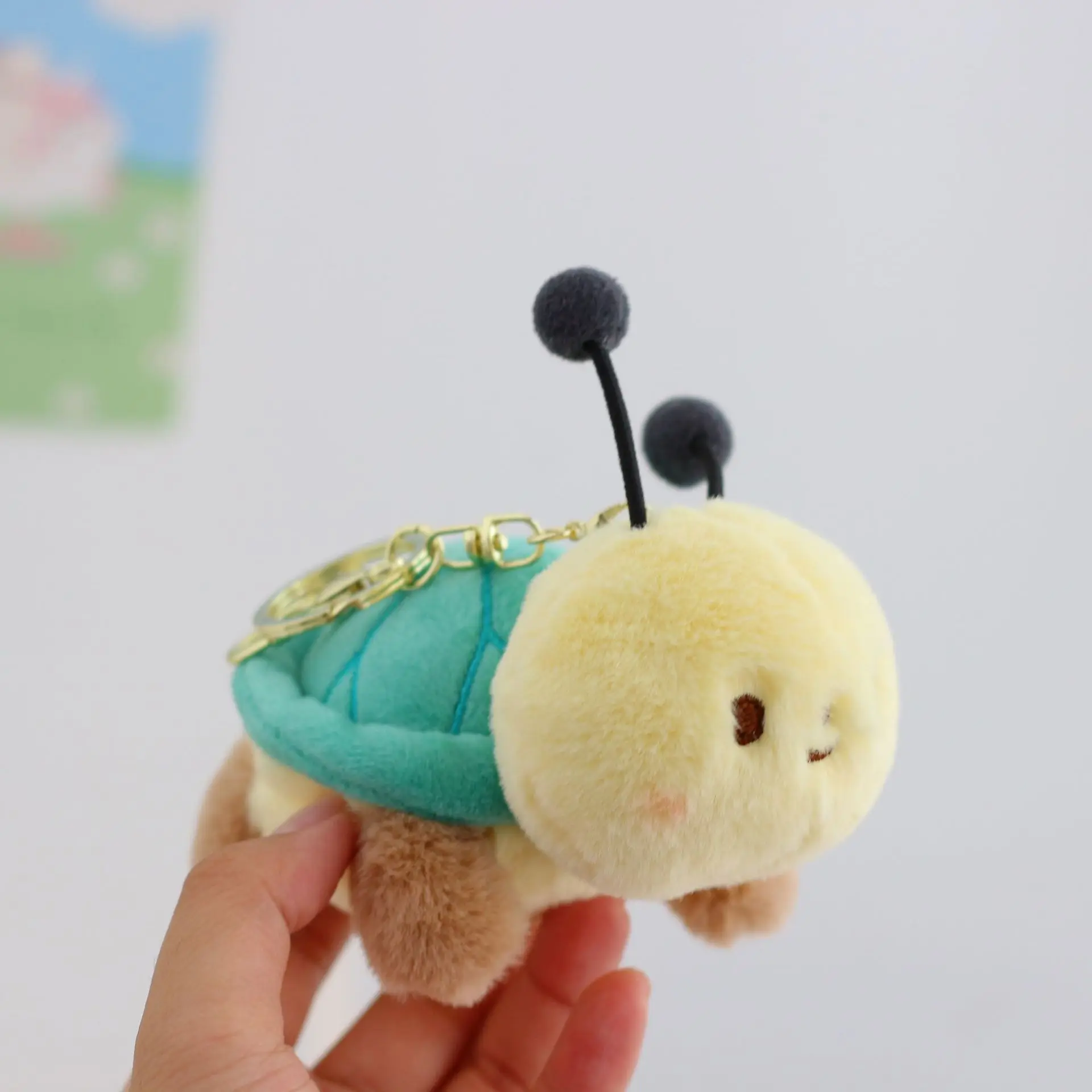 popular exquisite  New Cute turtle   Backpack Pendant Creative style plush doll couple keychain cute sandbag keychain t gift