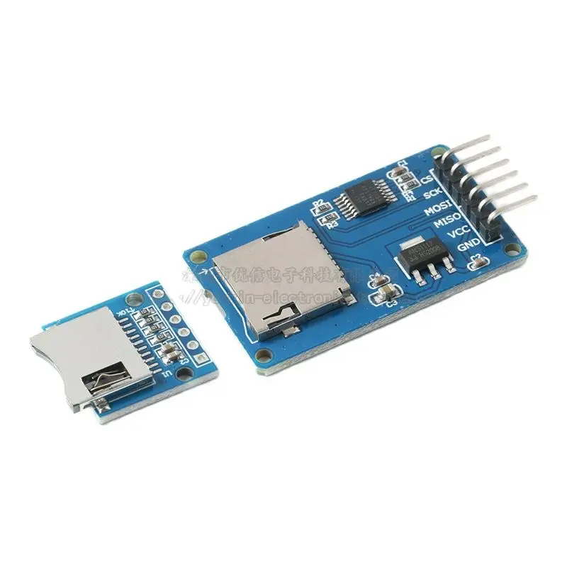 Micro/Mini SD-Kartenmodul TF Reader SPI-Schnittstelle mit Level Conversion Chip Data Storage Device