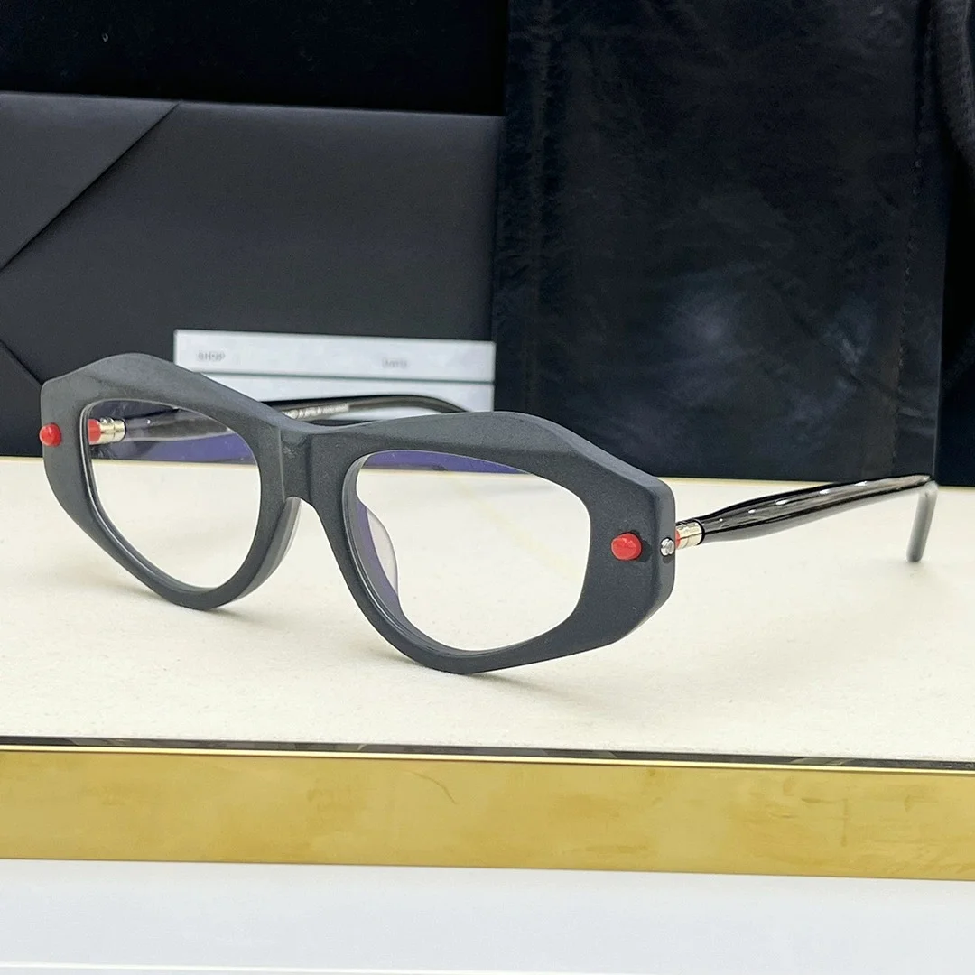 Belight Masker Optik P15 Mata Kucing Desain Jerman Matte Buatan Tangan Asetat Pria Wanita Kacamata Retro Antik Lensa Resep