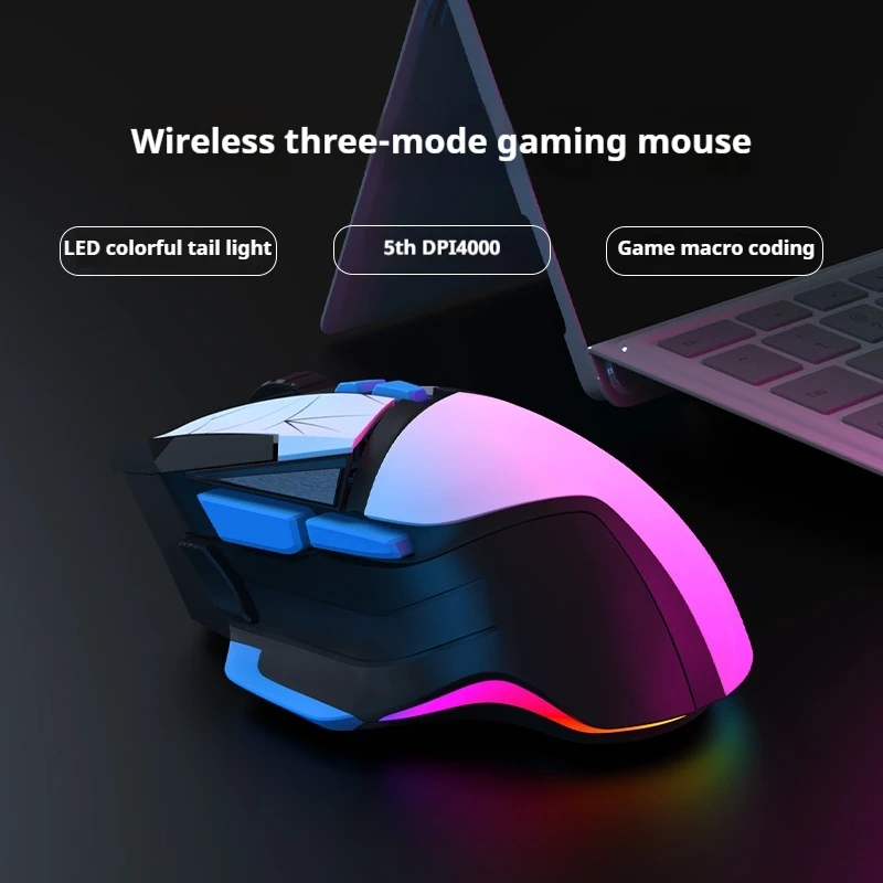 2024 New G502 Wireless Mouse Macro Programming Bluetooth Three-Mode Desktop Esports Game Accessories Peripheral Ergonomics