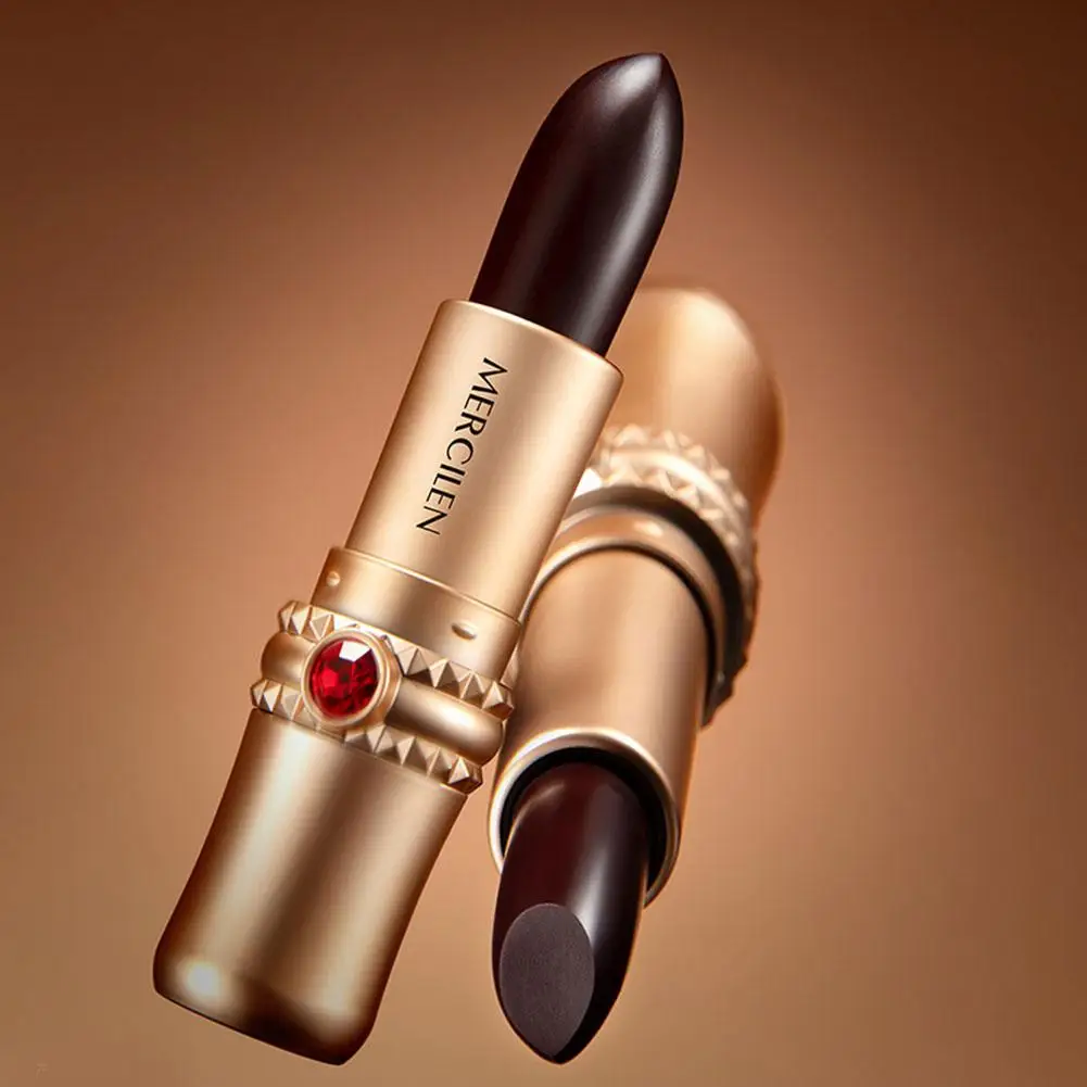 Rose Red Lipstick Bio-Mimetic Film Color-Fixing Lipstick Balm, Long-Lasting,Moisturizing Lip Balm For Casual Wear, Party Makeup