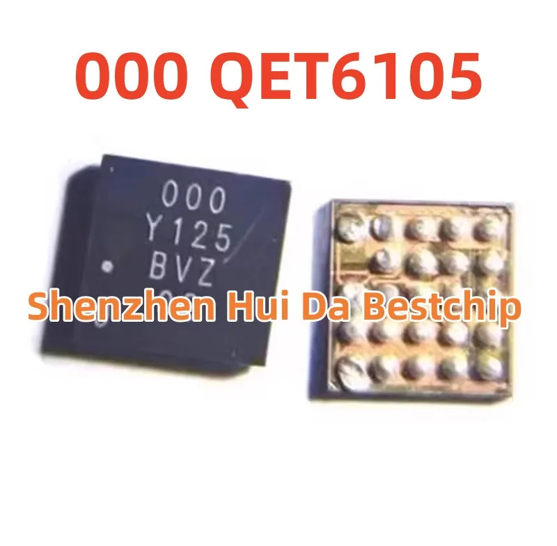 5pcs-30pcs QET6105 Mark 000 RF Power Supply IC For Sansung A23 Honor X30/50/Pro Ect