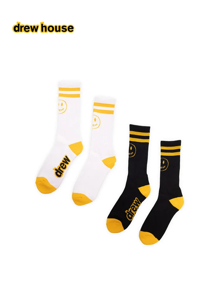 house-mascot-stripe-letter-sos-2-pairs-set-comfortable-breathable-faionable-crew-length-cotton-sos