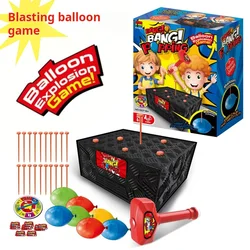 Zabawka stołowa Burst Balloon Game Knock Box Balloon Thrilling Party Party Casual Gra rozrywkowa