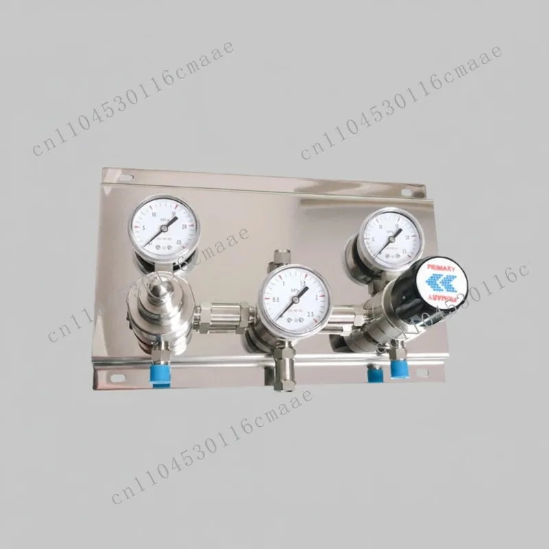 Semi-automatic High Pressure Specialty Gas Control Panels with Argon Regulator for Pressure Reduction Changeover Manifold