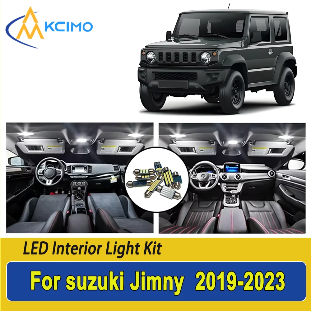 

New Light Bulb For suzuki Jimny (2019-2023) Premium Bright LED Interior Dome Map Trunk Light Kit Car Led Lamps Car LED Lights
