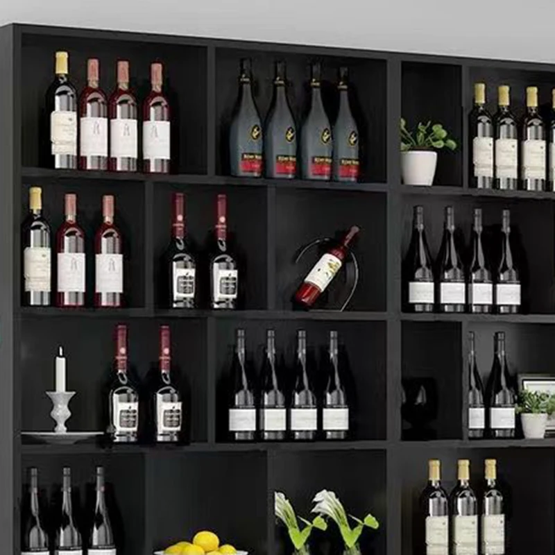 

Drying Modern Wine Rack Wall Display Design Single Column Floor Cube Storage Lattice Wine Rack Narrow Szafeczki Bars Cabinets