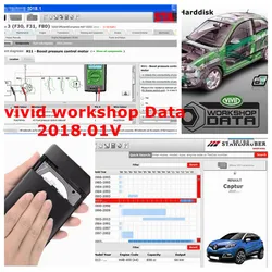 2022 vendita calda Vivid Workshop DATA 2018.01v Automotive( (Atris-Technik) catalogo parti Vivid Europe Software di riparazione automatica 80gb HDD