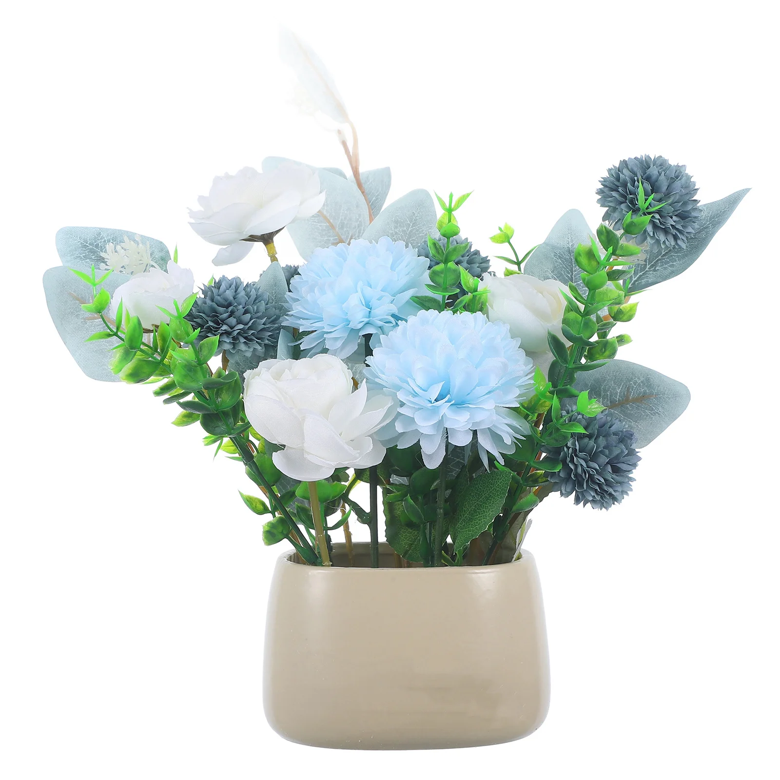 

Lifelike Artificial Potted Plants Small Bonsai Simulation Flower Pot Decorative Indoor Plant Home Office Decor