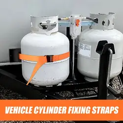 Voor jachten Propaan Tankhouder Ladingbevestiging Nylon riemen Veiligheidsbeugels voor muur Propaanhouder Cilinderuitrusting Hanger