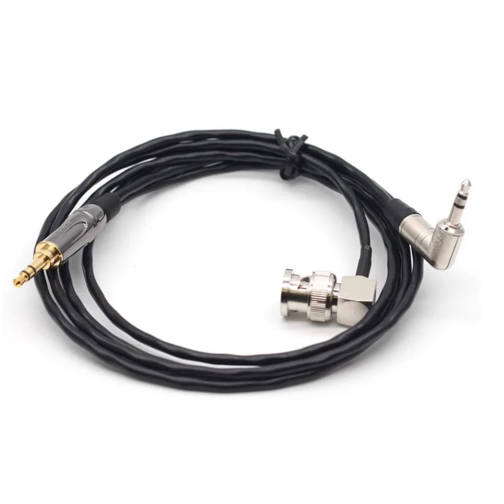 New BNC to 3.5mm TRS Jack for Zaxcom IFB to Red Camera Timecode and Audio Cable