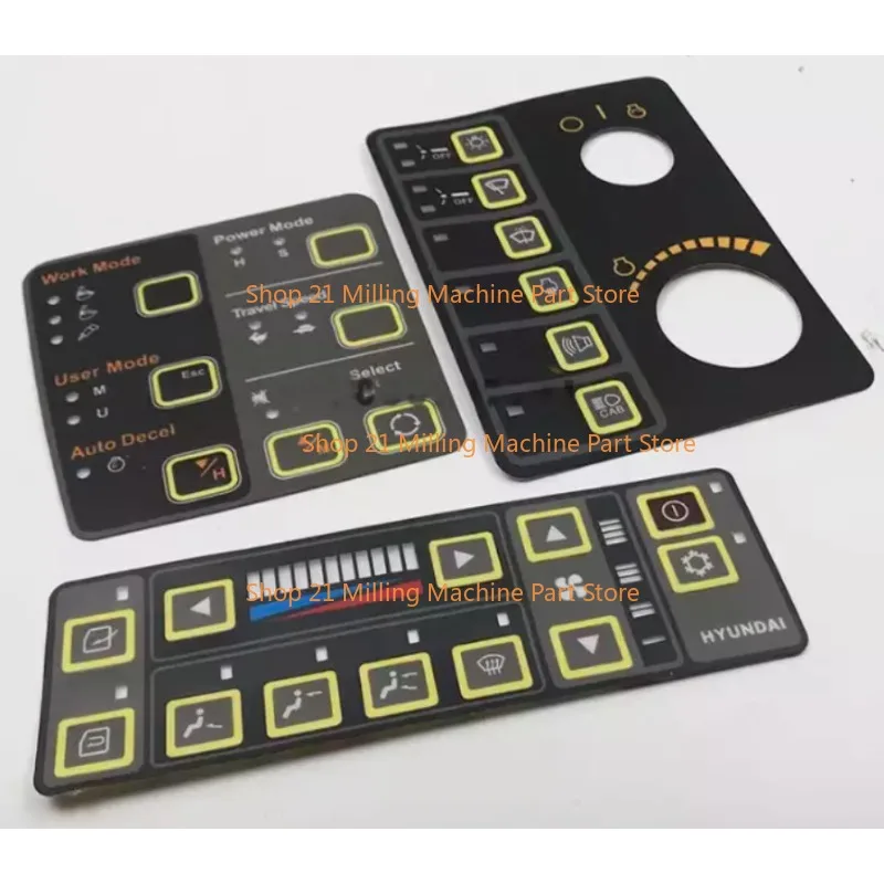 

1Set Instrument Control Panel Sticker For Hyundai Excavator 200/215/225/305/-7