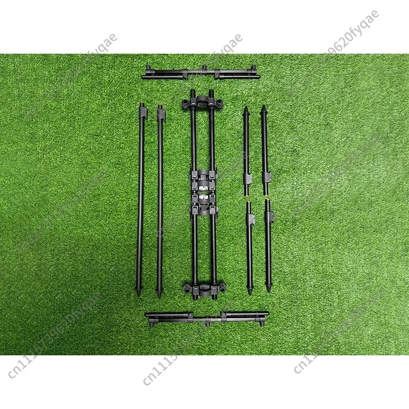 Frosted black fishing all-terrain three-head bracket