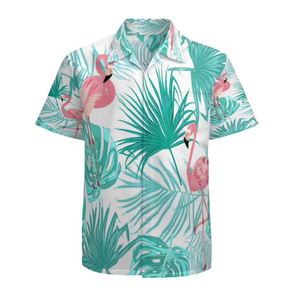 Men's Hawaiian Short Sleeve Shirt Quick Dry Breathable Beach Shirt