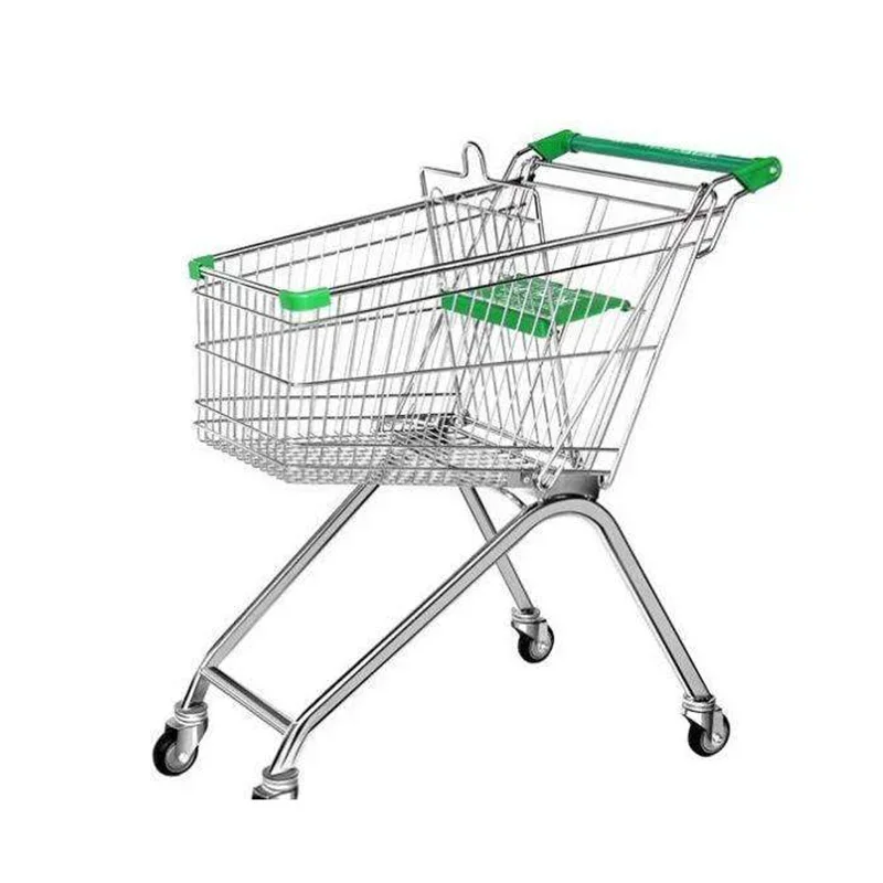 Shopping Carts for Shopping Malls and Supermarkets Metal Push Storage Carts