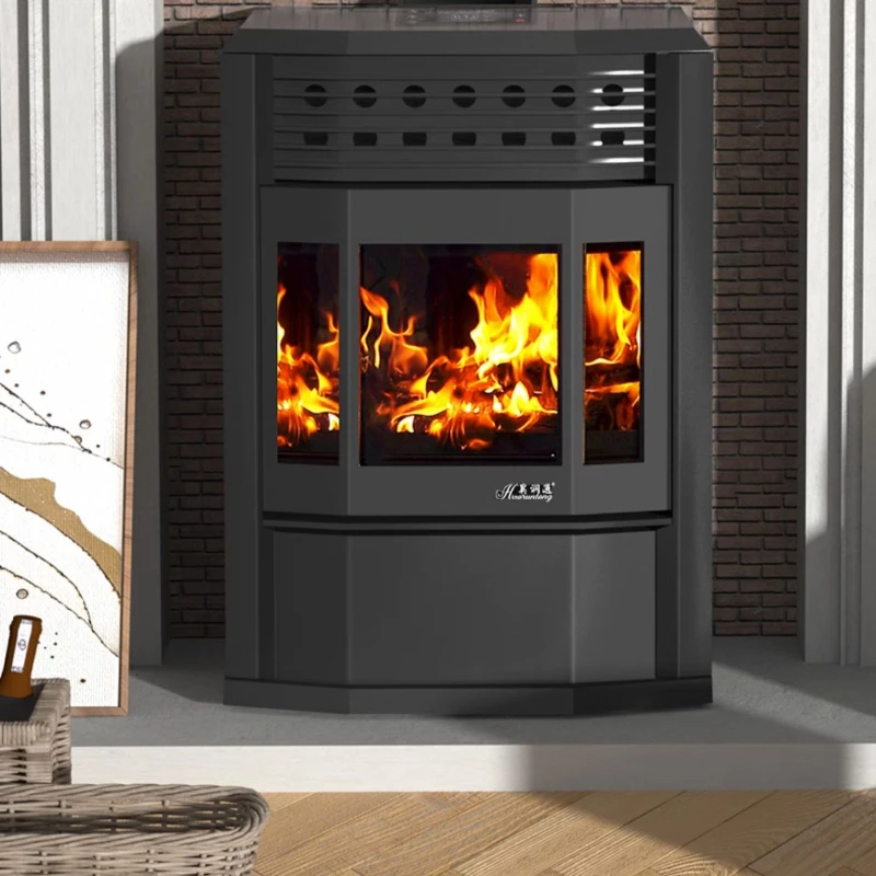 

Biomass Particles Heating Stove Rural Home Indoor Heating Stove Office Villa Smoke-Free Firewood Stove