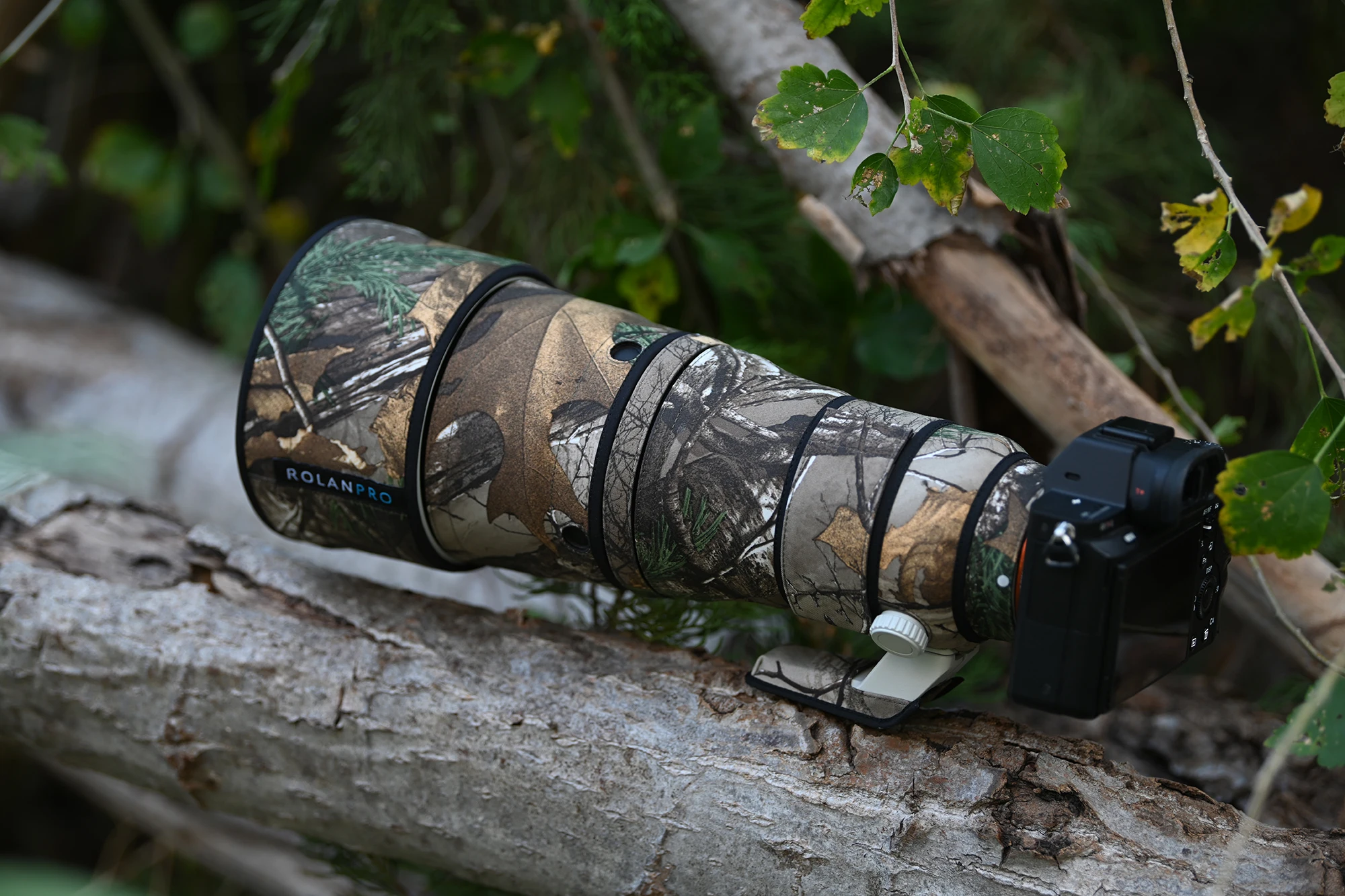 ROLANPRO Wasserdichter Objektivschutz für Sony FE 600mm F6.3 GM OSS Camo Regenschutz Schutzhülle SEL600F63GM Etui 600F6.3GM Stoff – Detail 25