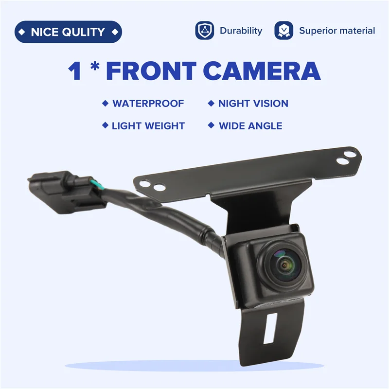 Rejilla de parachoques para cámara asistida por estacionamiento, vista frontal B44C, compatible con INFINITI QX60 2013-2015, códigos modelo 284F1-3JA0A 284F13JA0A