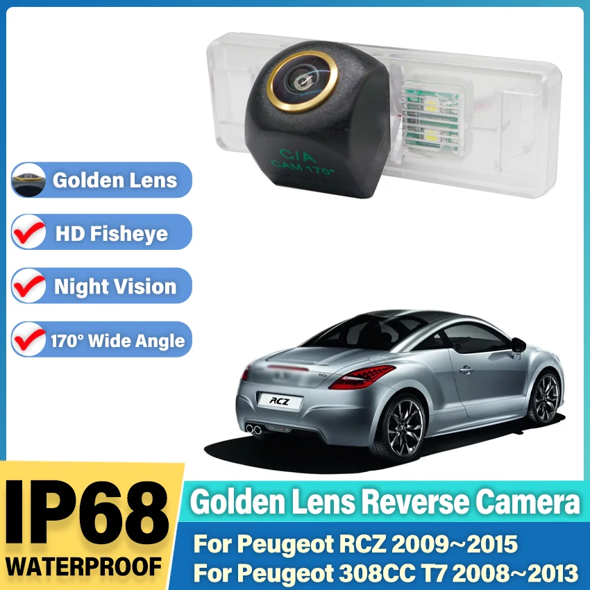 Rear View Camera For Peugeot RCZ 2009~2015 308CC T7 2008~2013 Night Vision Reverse Camera Backup Camera license plate camera