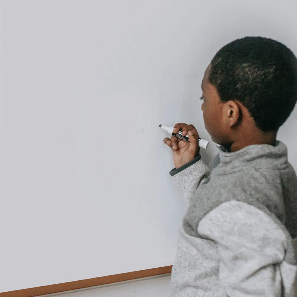 1Set Reusable Dry Erase Sheet Pe Material Removable Graffiti Whiteboard Wall Decal for Teaching Message Board Home School Use