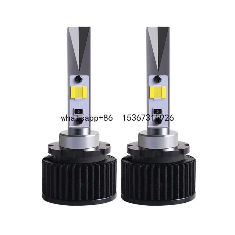 2023 New 45W 4600LM 6000K With 3000K LED Fog Light D2H Car LED Headlight Bulbs for Hella 5 Bi Xenon Projector Lens Light Car LED