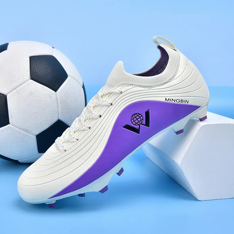 New Men Soccer Shoes Training Shoes Non-Slip Football Boots Match Grass Sneakers Professional Sport Outdoor Ultralight Unisex
