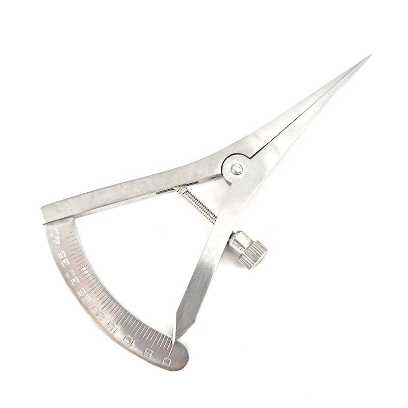 Dental Gauge Caliper Medical Surgical Straight Head Stainless Steel Dentist Ruler Scale Tool For Measure 0-40 Lab Instrument