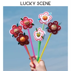 9 sztuk dzień kobiet Handmade DIY mały krokosz Lollipop dzieci kreatywny półprodukty materiał pakiet S01702