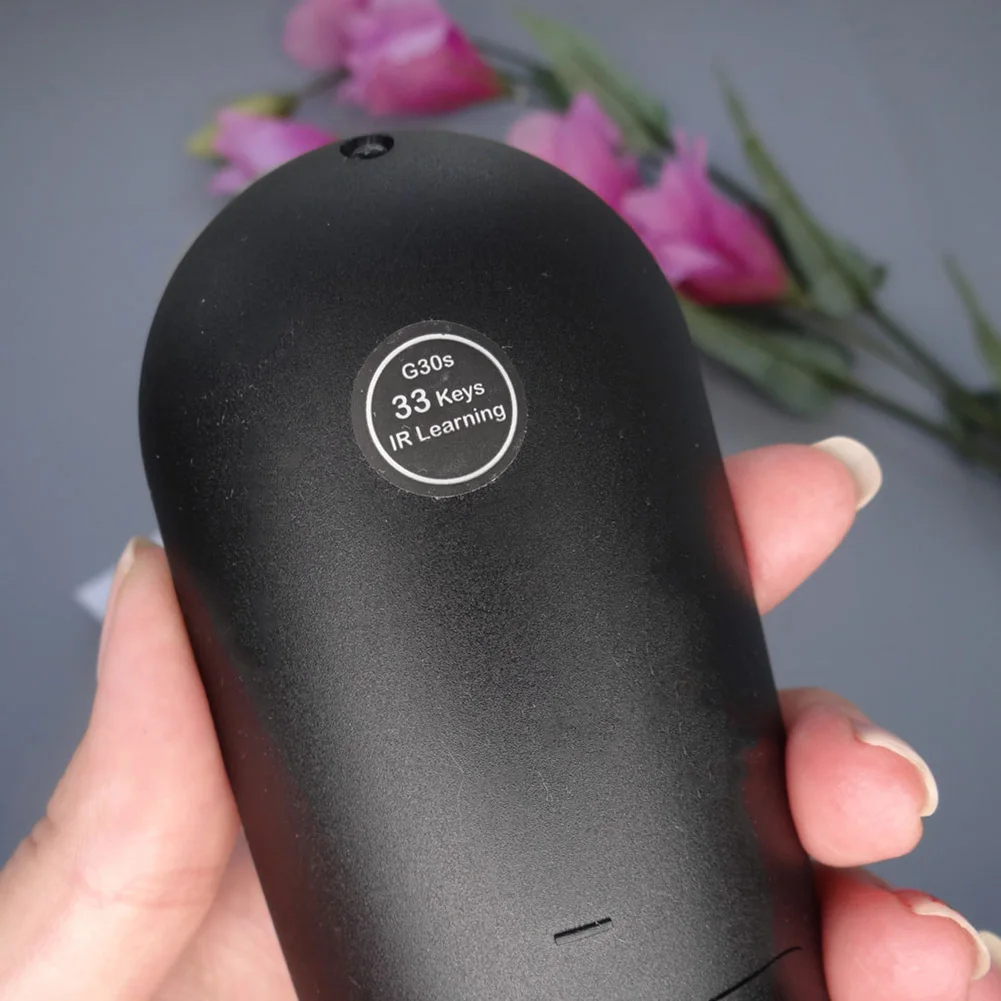 G30S Voice Air Mouse Universal Remote Control 33 Keys IR Learning Gyro Sensing Wireless Smart Remote For Android TV Box-A25R