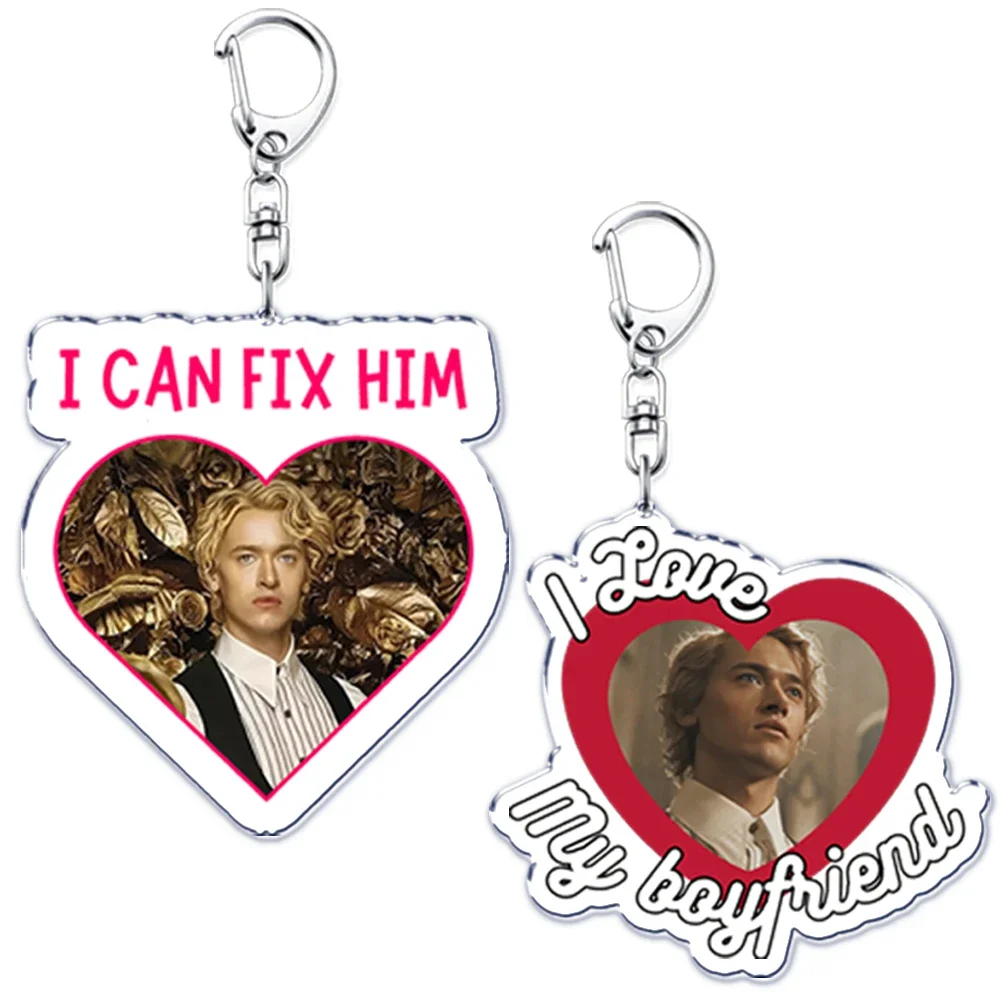 Coriolanus Snow I Can Fix Him Key Chain Keychains Hunger Games Tom Blyth Ring for Accessories Bag Pendant Keyring Jewelry Gifts