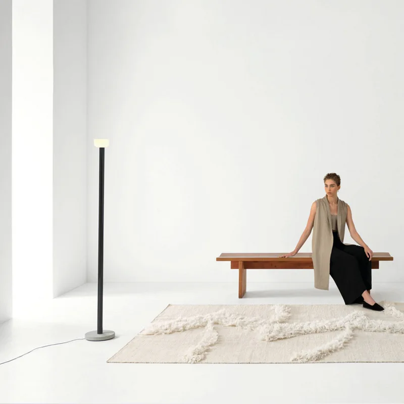 مصباح أرضي لغرفة المعيشة عمودي حديث لغرفة النوم وغرفة الدراسة مصباح غرفة نموذجي #4