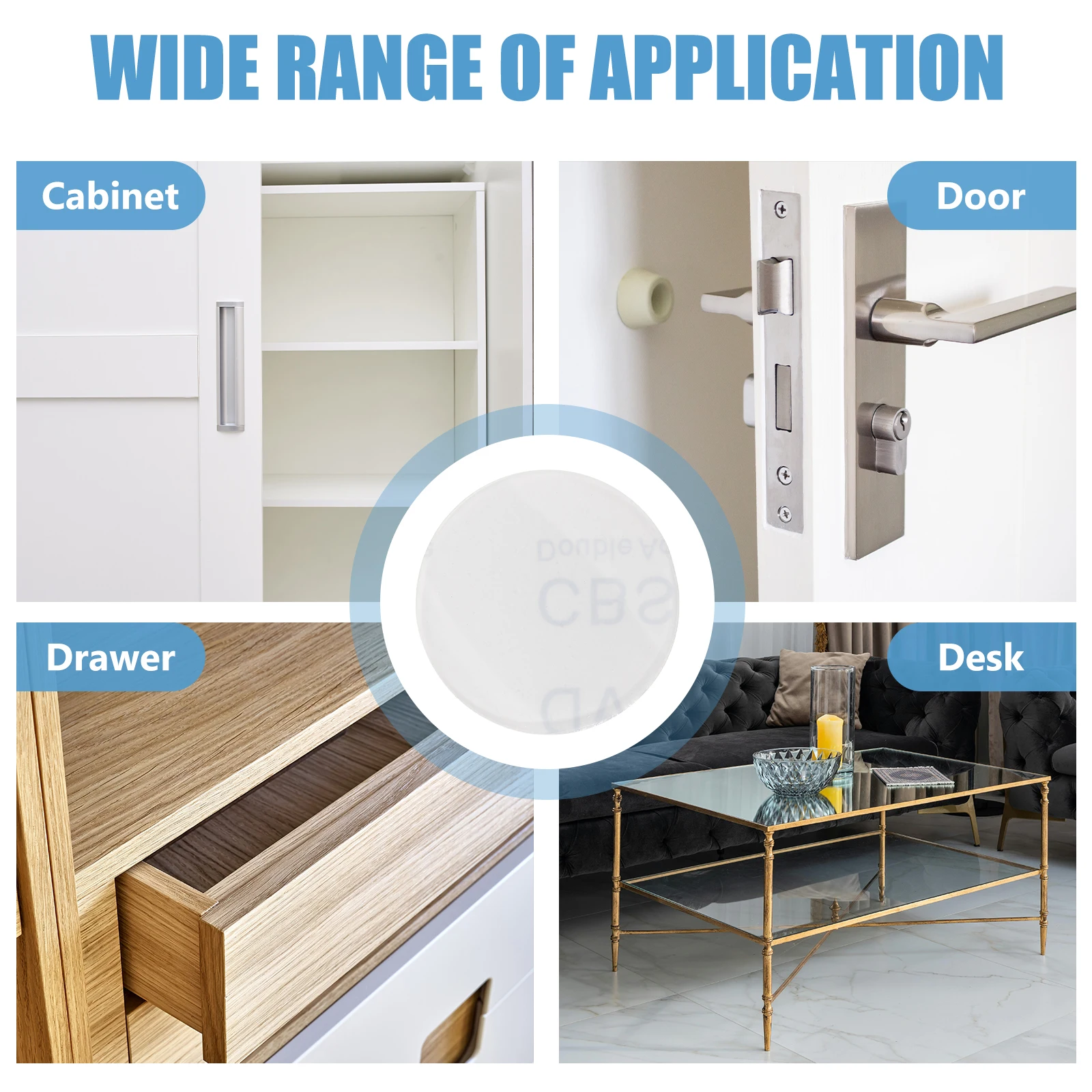 

20Pcs Furniture Non Slip Pads Adhesive Floor Protectors Chair Leg Pads Bed Post Floor Protector Furniture Feet Nonslip Mats