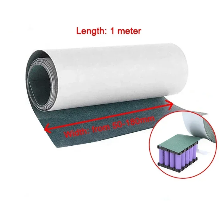 18650 Battery Adhesive Insulation Gasket Paper Cell Insulating Glue Patch Electrode Insulated Pads Paper 1m Width 50mm to 180mm