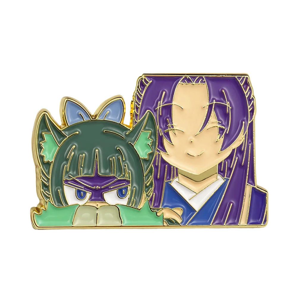 อะนิเมะ Apothecary Diaries Kawayi Ren Shi Mao Mao คอสเพลย์เครื่องแต่งกาย Badge Pin อุปกรณ์เสริมกระเป๋าเป้สะพายหลังจี้โลหะ Prop เข็มกลัด