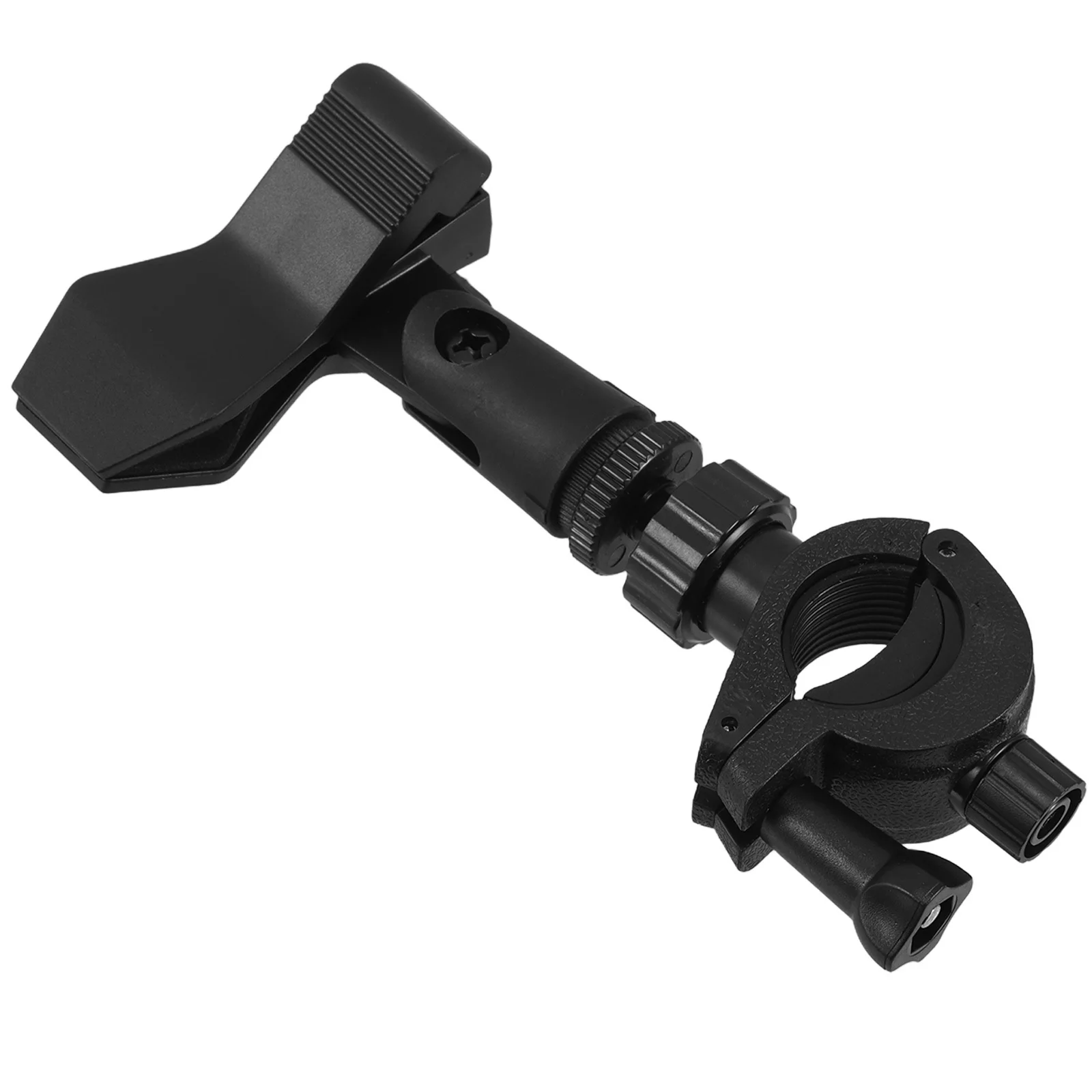 

Microphone Stand Clip Holder Adjustable for Desk Live Streaming Reliable Tripod Base Mic Accessory Expansion Head Design