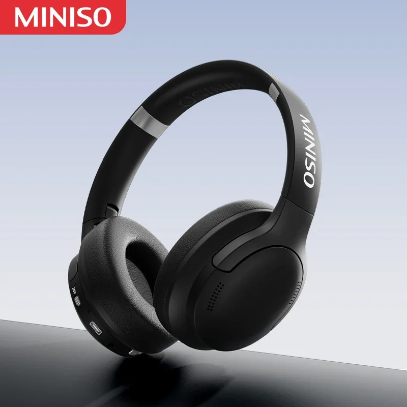 

MINISO Original MCD01S Bluetooth V5.3 Portable Folding Headphones Wireless Low Latency Gaming Earbuds HIFI Sound Headset