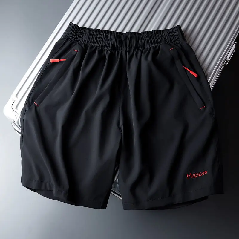 

Ice Silk Running orts Men's Summer Spor Lightweight Casual Loose Fit Breathable Qui Dry Printed Straight Leg Pants