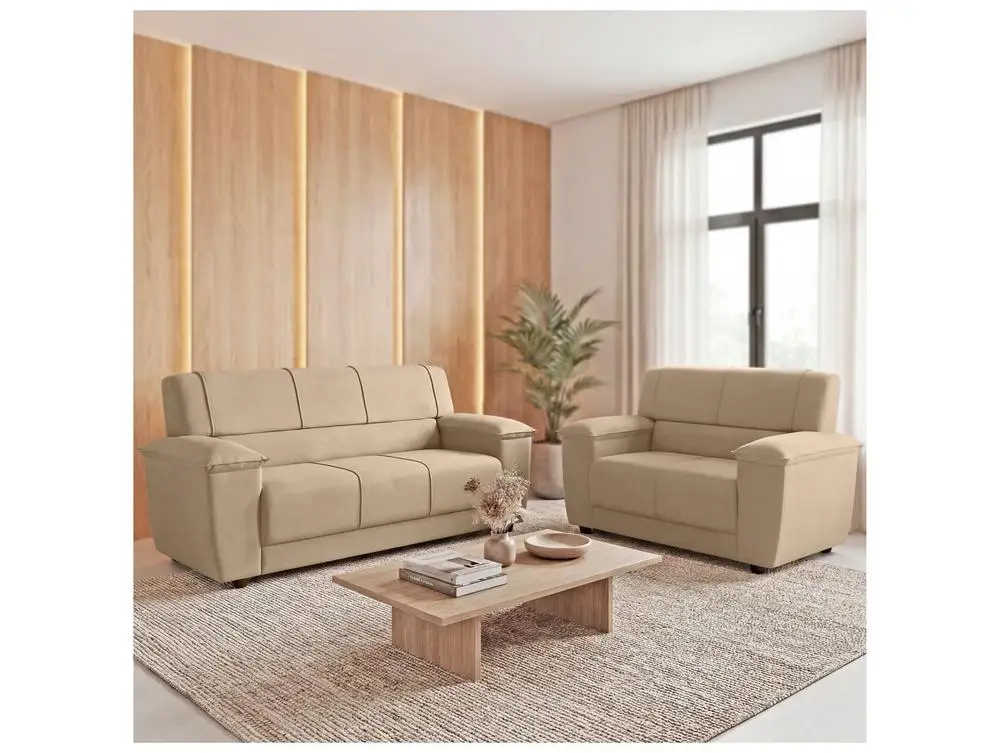 Conjunto de Sofás 2 e 3 Lugares Viena Plus SMP