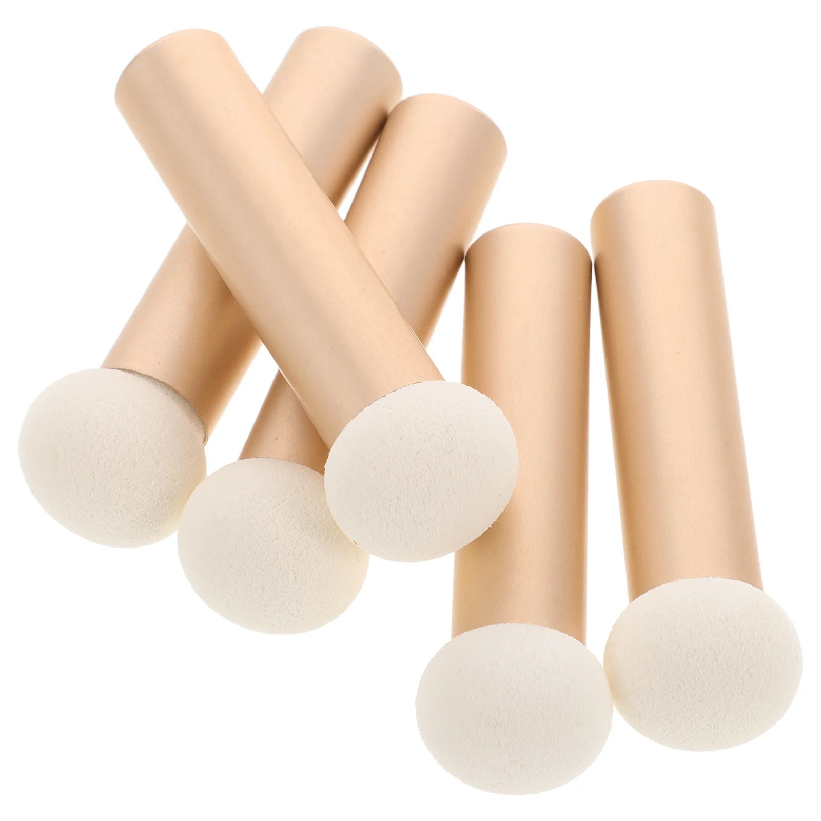 5개입 컨실러 브러쉬 피부 친화적인 고밀도 메이크업 브러쉬 세트 리퀴드 파운데이션 파우더 코 윤곽 어플리케이터용