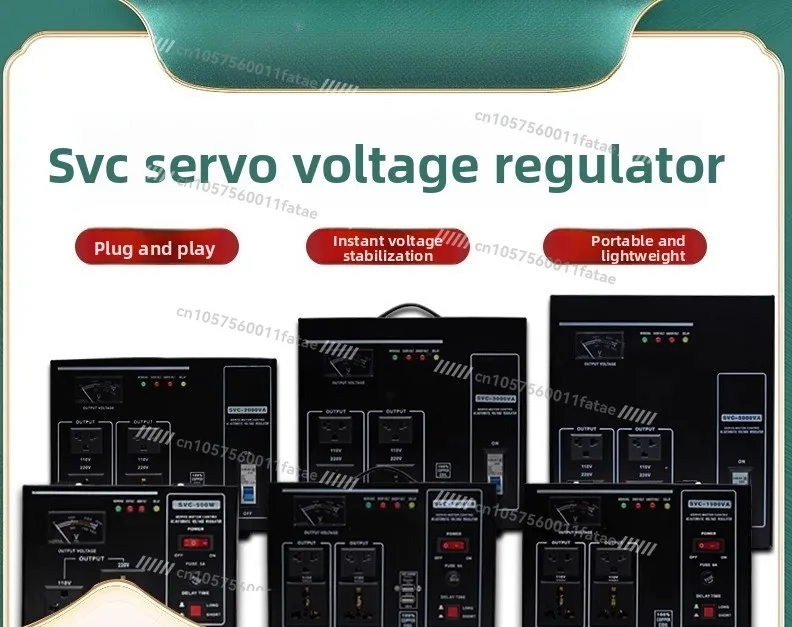 Automatic 110V 1000w Air Conditioner Refrigerator 3KW220V Single Phase AC 110V Voltage Regulator