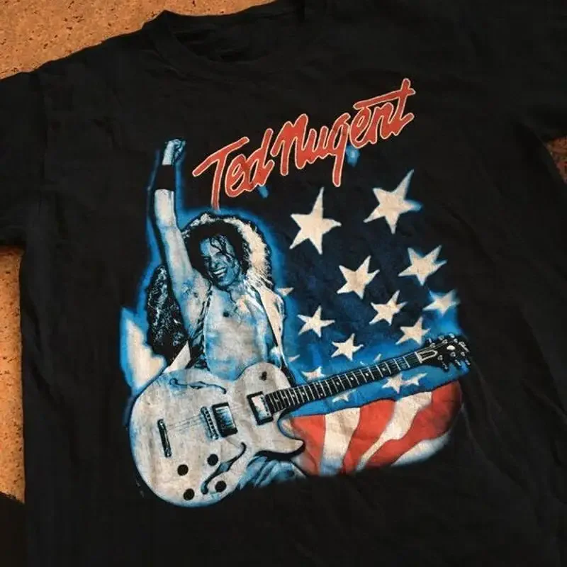 2005 Ted Nugent Tour Black Men All Size T Shirt S 345Xl